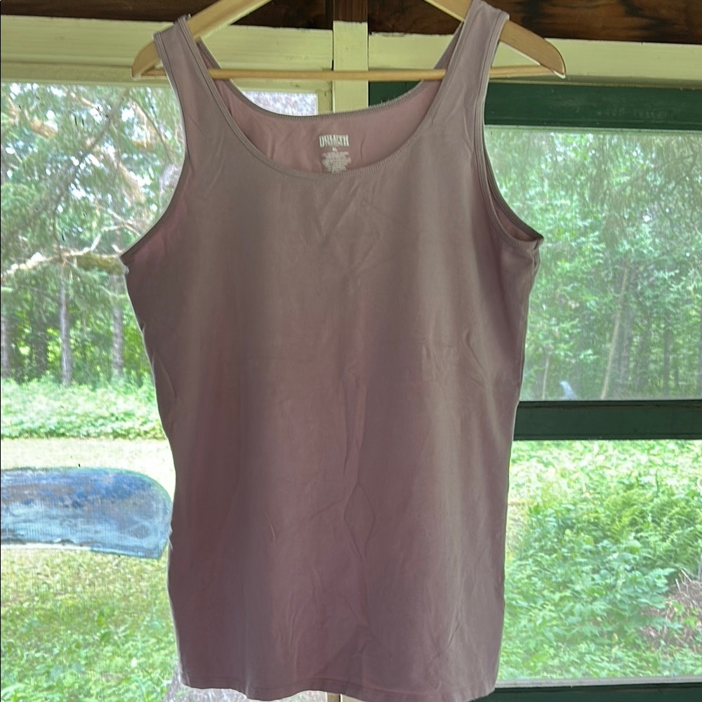 Duluth Trading Co Longline Lavender Sleeveless Tank Top